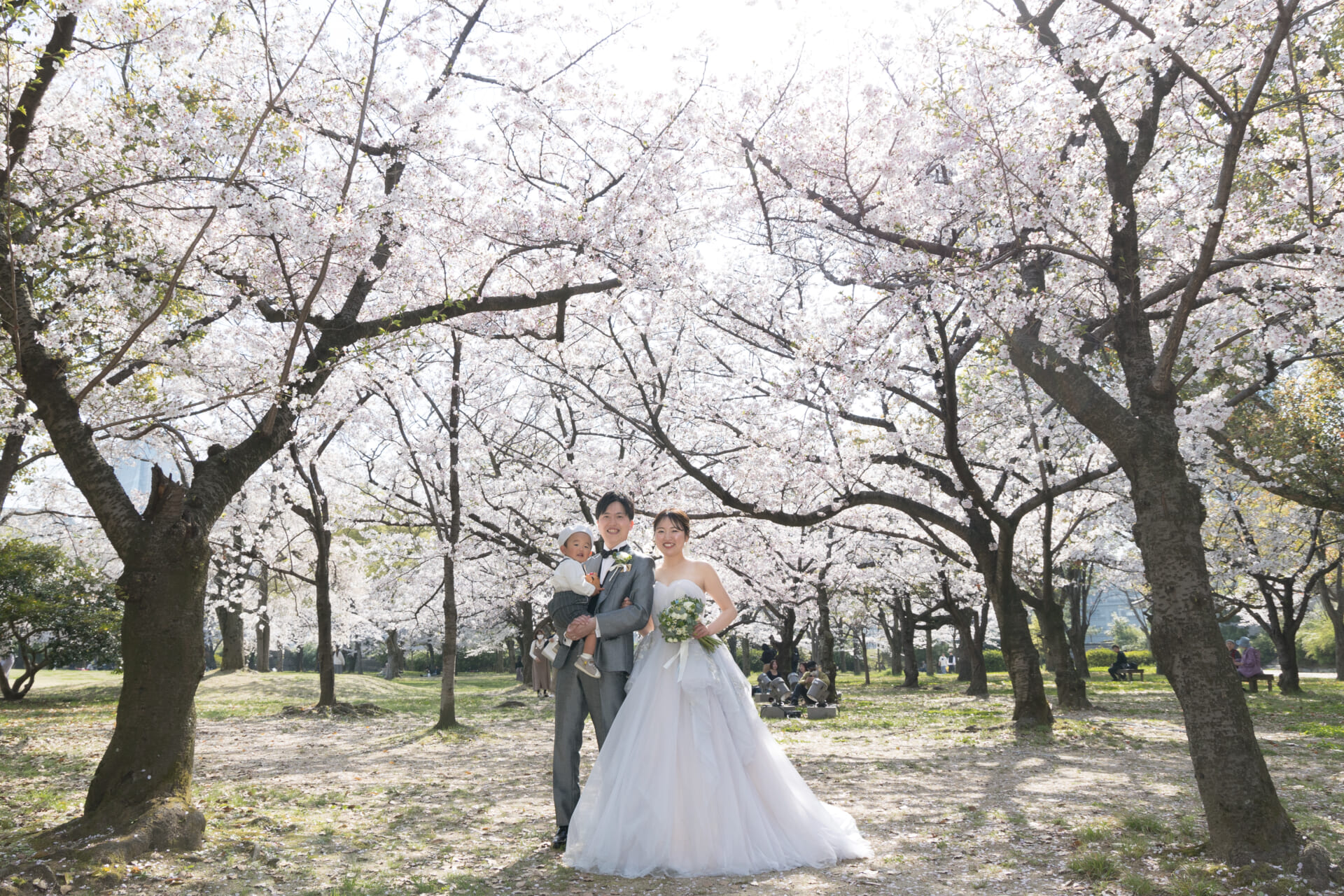 Wedding Theme 満開の桜に包まれて。春のガーデンウエディング